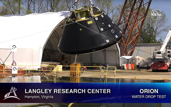 NASA Orion Capsule Drop Tests