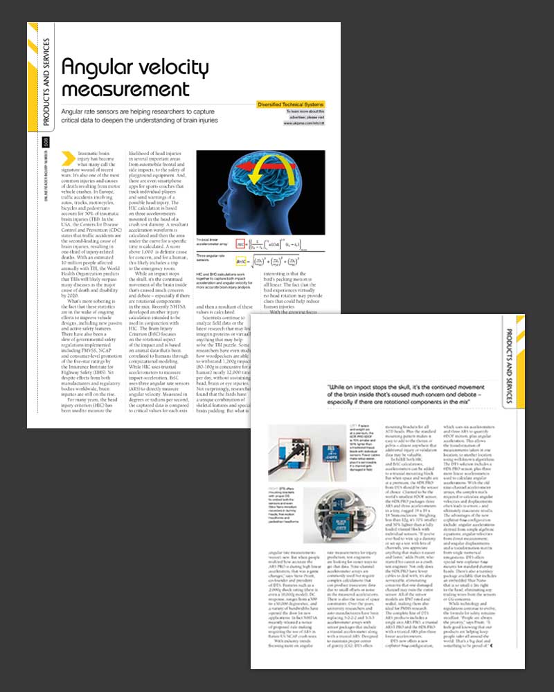 Aerospace Testing International Magazine - DTS Article - Showcase 2025 Issue 