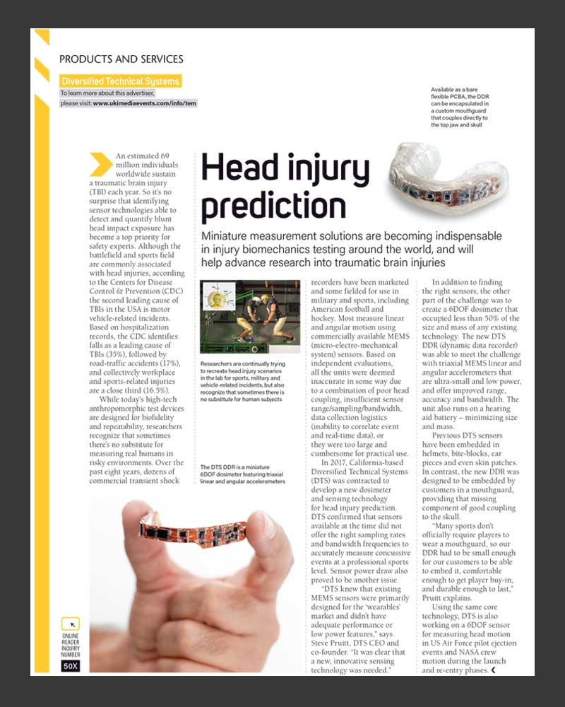 Aerospace Testing International Magazine - DTS Article - Showcase 2024 Issue