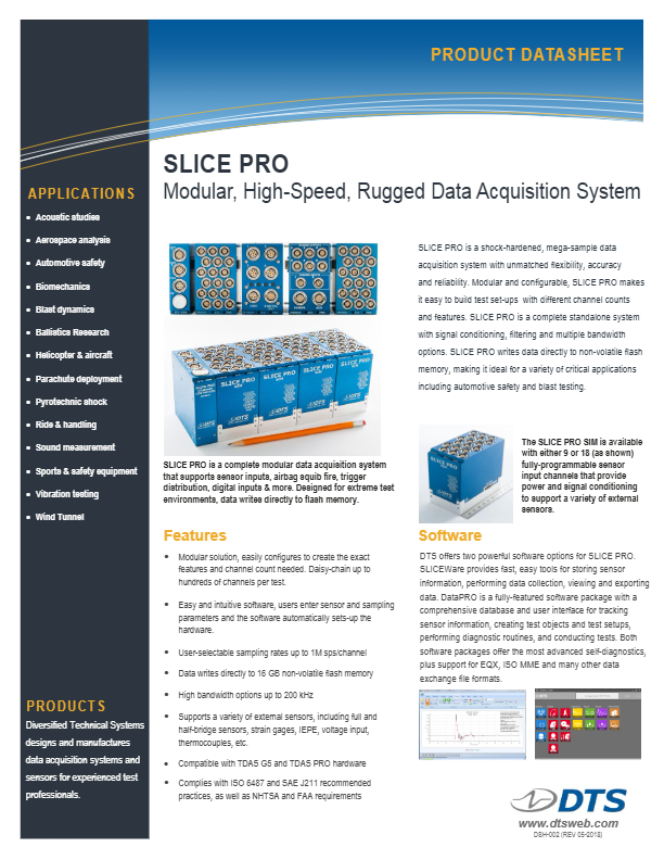 DTS_Datasheets_SLICE-PRO-SLICE-PRO-TOM
